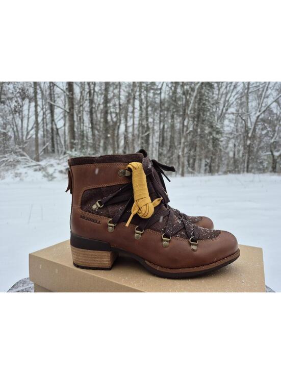 Merrell Shoes - Merrell Shiloh II Lace Boot for Women Size 7 Leather Brown New with Box Snow